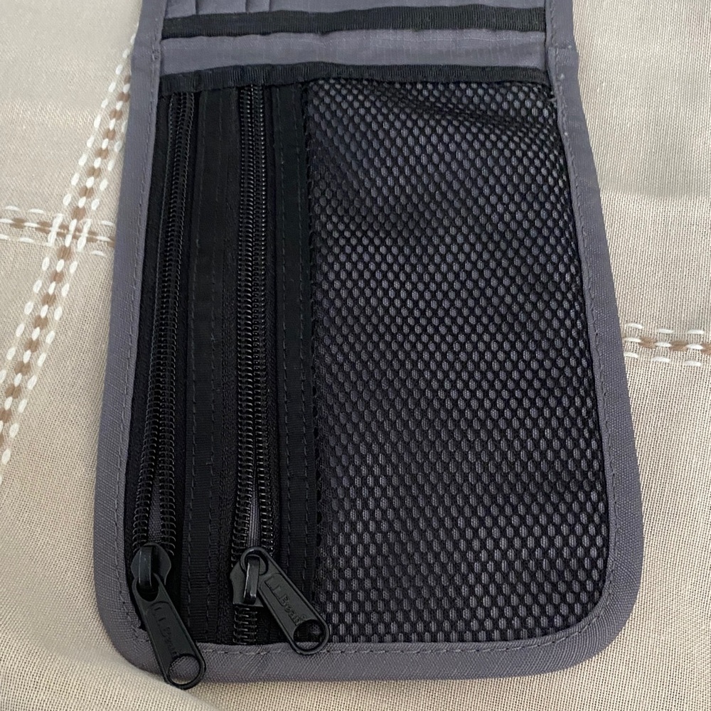 L.L. Bean Charcoal Belt Bag with Black Strap - Picture 5 of 14